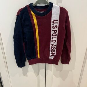 U.S. Polo Assn. Colorblock Sweater 2-3t